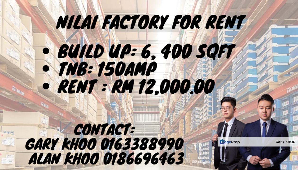 Nilai Factory For Rent Senawang Seremban 2 Beranang Bukit Mahkota ...