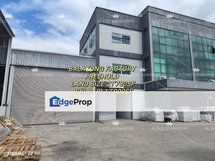 Semi-Detached Factore Warehouse cum Office , Jalan KPB , Kawasan Perindustrian Balakong, Selangor, Balakong