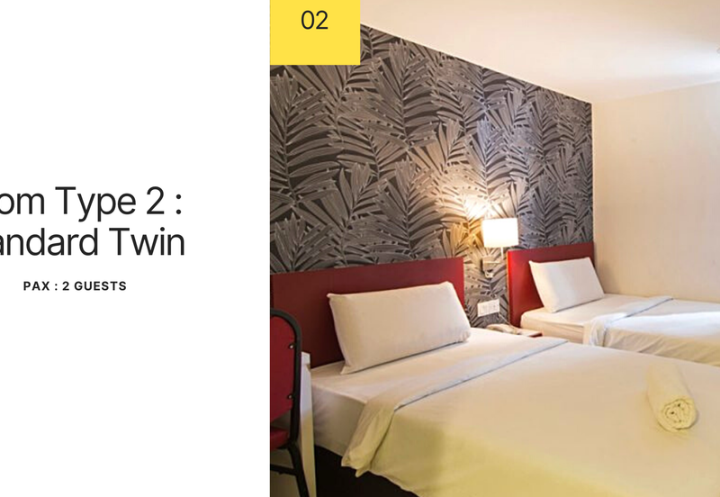 6 storey Hotel 55 rooms