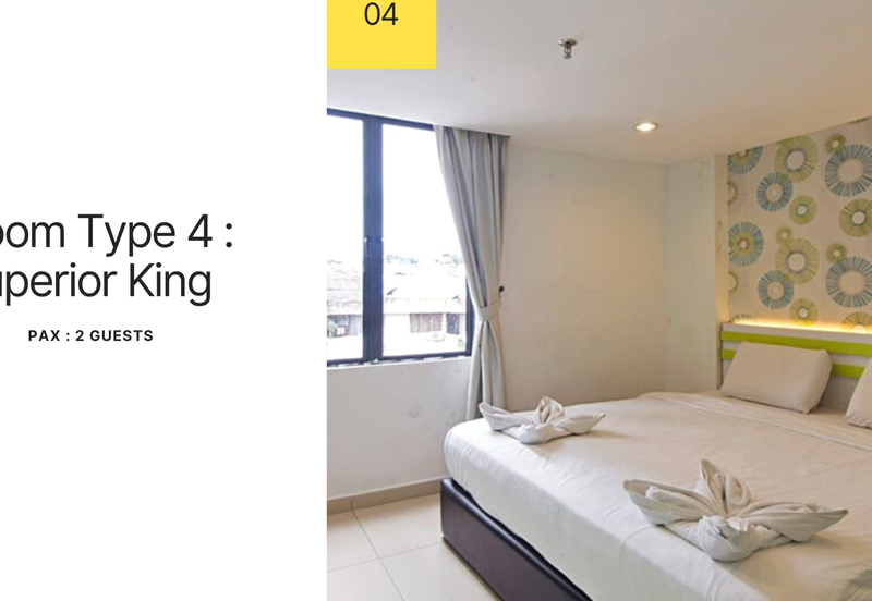 6 storey Hotel 55 rooms