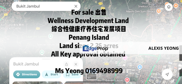 Penang Island Wellness development land for sale with development order, Penang, Bayan Lepas