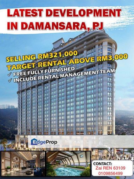 Affordable full service apartment PAXTOZ TOWER  Business Suite for sale!, Selangor, Damansara Perdana