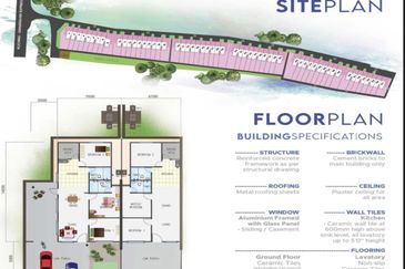 Rumah Teres Setingkat Keluasan Besar  @ Kota Samarahan