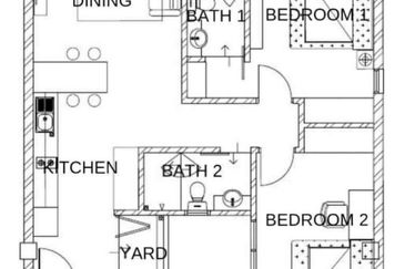Completed Service Apartment D' MILLENIA RESIDENCE @ UNIMAS for Sale with RM500 booking fee!