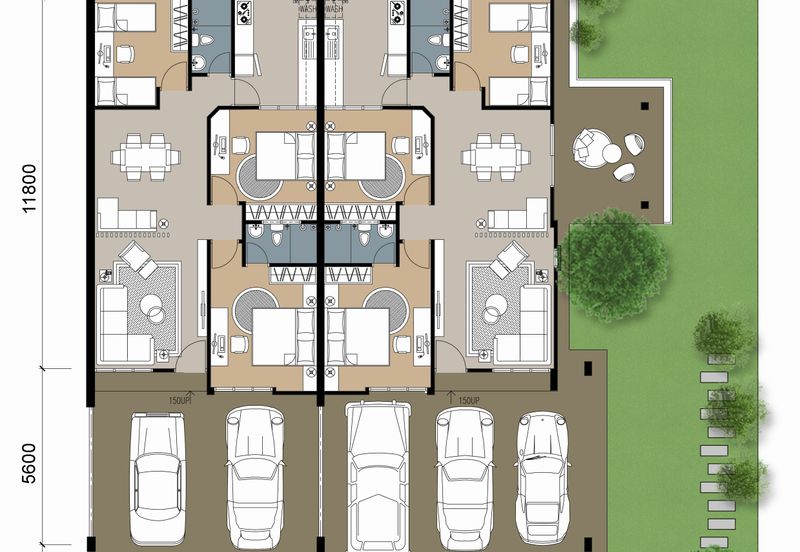 Samariang Height Single Storey Terrace House