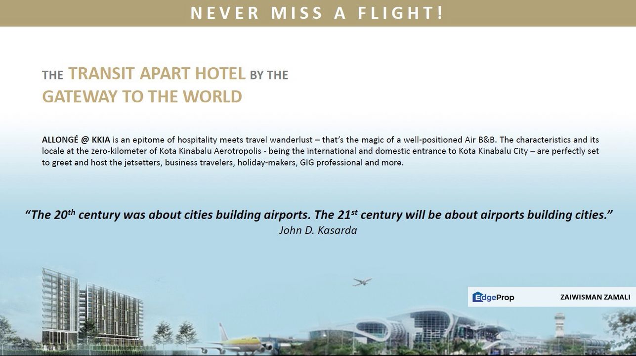 New Luxury Service Apartment ALLONGE KKIA Suite for Sale, Sabah, Pulatan