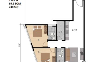 The Charlotte Freehold Service Apartment