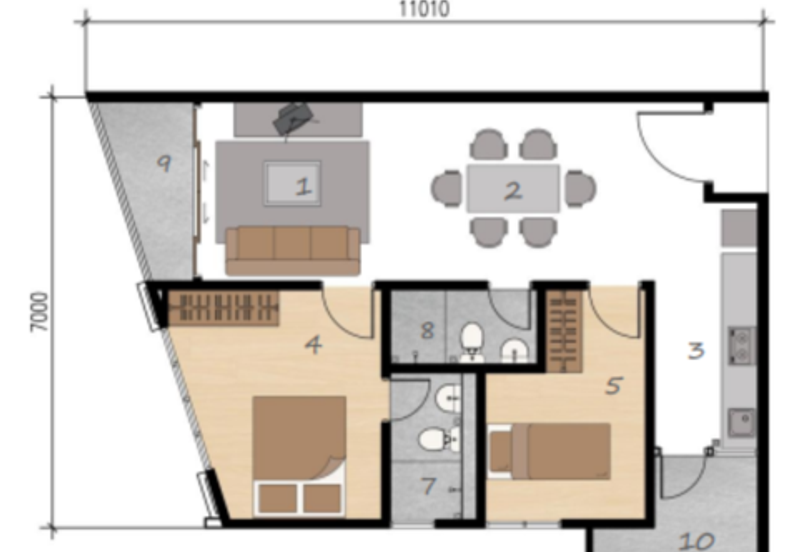 The Charlotte Freehold Service Apartment