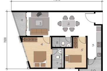 The Charlotte Freehold Service Apartment