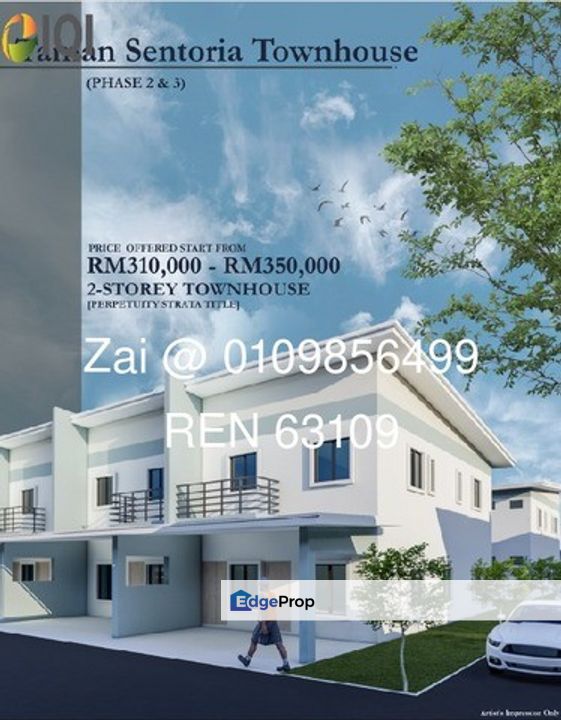 Taman Sentoria Townhouse for Sale @RM310,000 By ZAIWISMAN ZAMALI ...