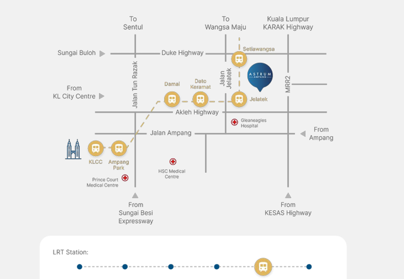 Astrum Ampang SOHO  Transit
