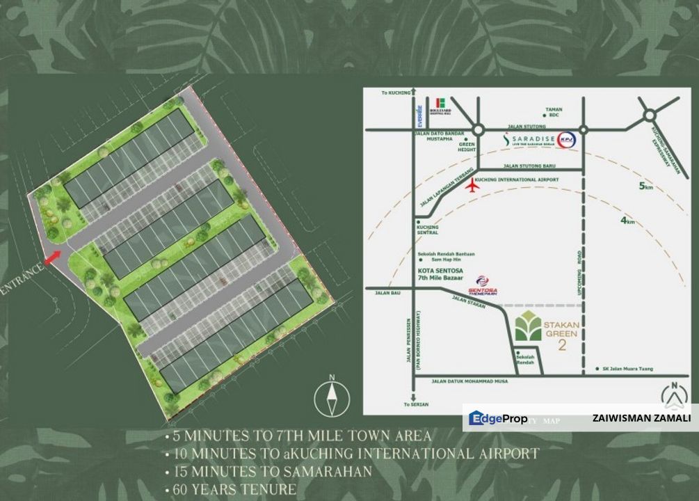 Stakan Green Townhouse, Sarawak, Kuching