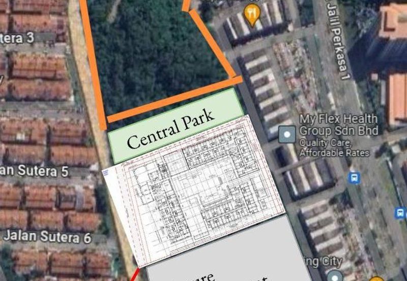 Affordable Full facilities Apartment KINGSWOODZ at Bukit Jalul LRT Link Service for Sale