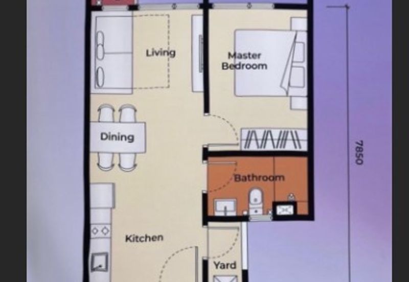 Affordable Full facilities Apartment KINGSWOODZ at Bukit Jalul LRT Link Service for Sale