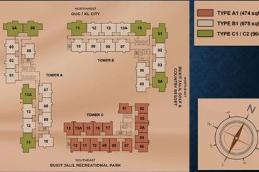 Affordable Full facilities Apartment KINGSWOODZ at Bukit Jalul LRT Link Service for Sale