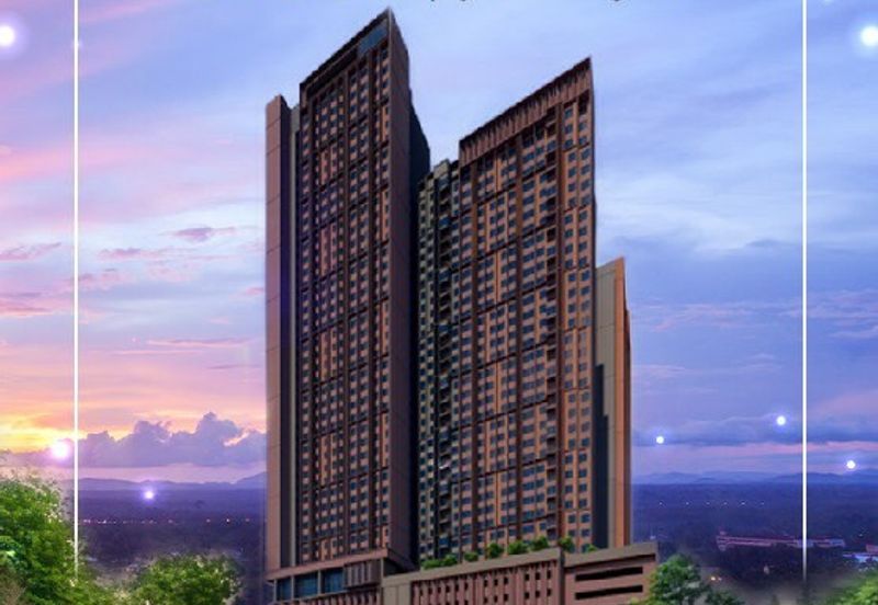 Affordable Full facilities Apartment KINGSWOODZ at Bukit Jalul LRT Link Service for Sale