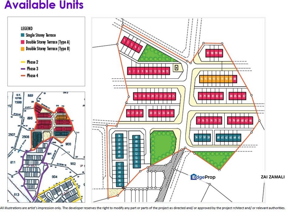 New Double Story Terrace House CENTRAL VILLA Phase 4 at Stutong for Sale, Sarawak, Kota Samarahan