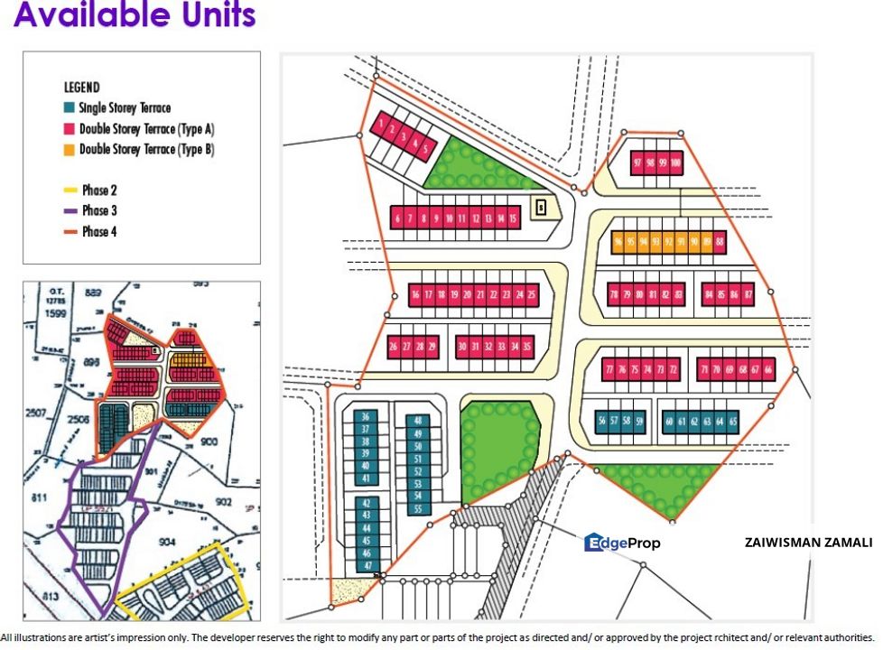 New Double Story Terrace House CENTRAL VILLA Phase 4 at Stutong for Sale, Sarawak, Kota Samarahan