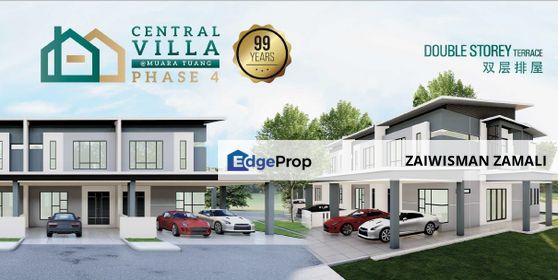 New Double Story Terrace House CENTRAL VILLA Phase 4 at Stutong for Sale, Sarawak, Kota Samarahan