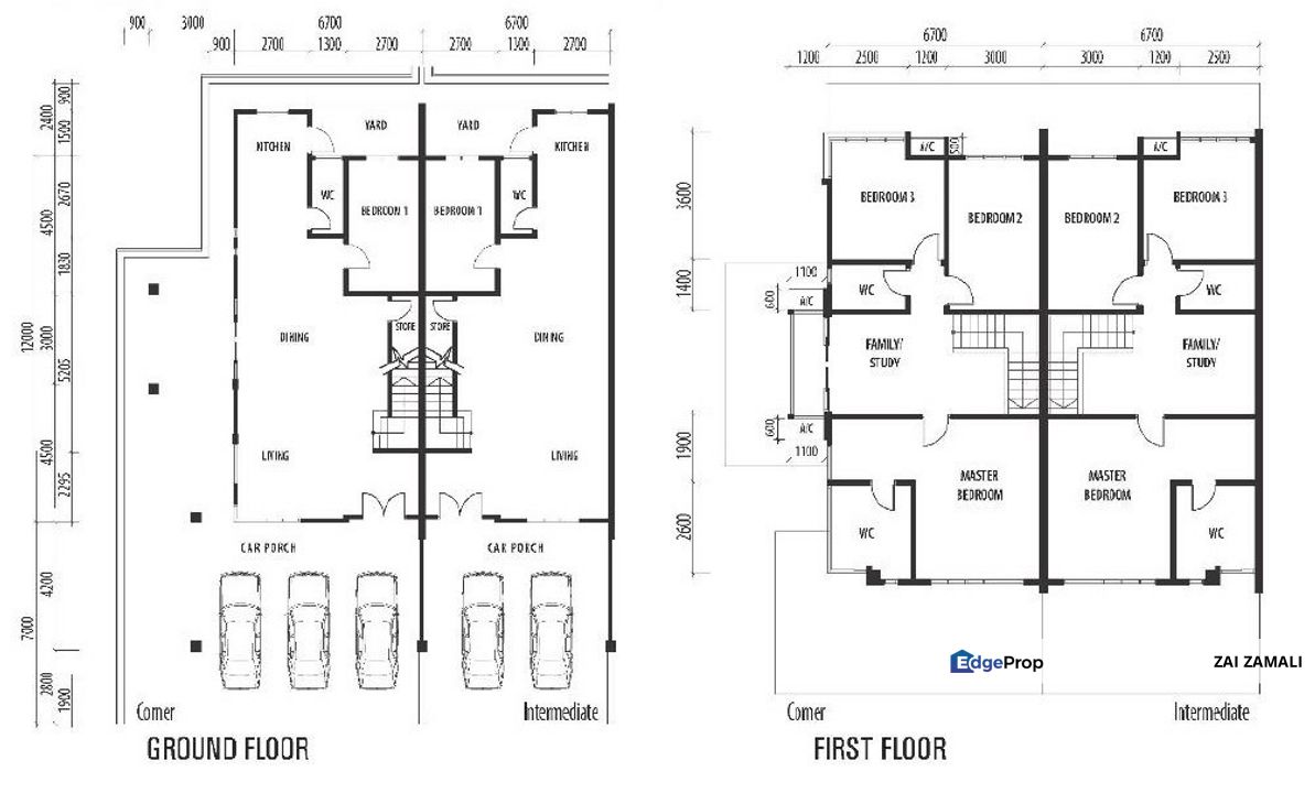 New Double Story Terrace House CENTRAL VILLA Phase 4 at Stutong for Sale, Sarawak, Kota Samarahan