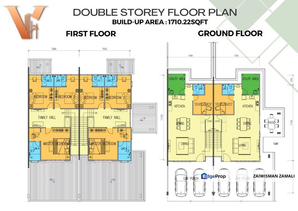 New Double Story Terrace House next to INTAN  at  Kota Samarahan for Sale, Sarawak, Kota Samarahan
