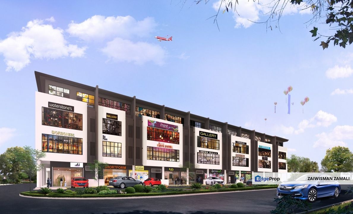New 4 Story Shophouses PARKWAY COMMERCIAL CENTER  @ Stutong Baru for Sale, Sarawak, Kuching