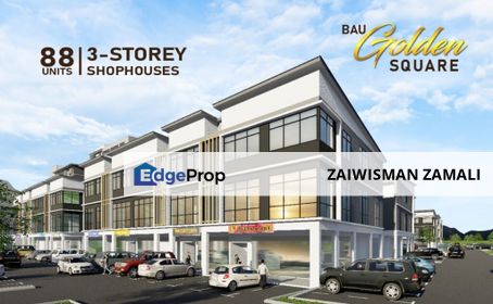 New 3 Story Shop Lot  and Commercial Office  BAU GOLDEN SQUARE for Sale ! , Sarawak, Bau