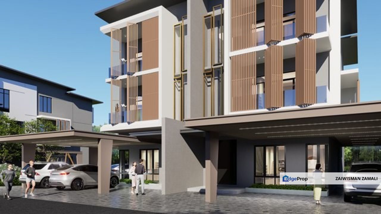 New 3-Storey Semi-Detached Houses AVA GROVE 2 @ Sg Maong for Sale, Sarawak, Kuching