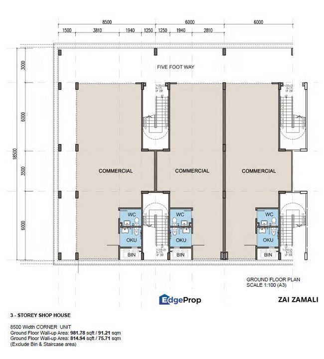 New 3 Storey Shophouses AVA GENESIS @ Tarat - Serian for Sale, Sarawak, Serian