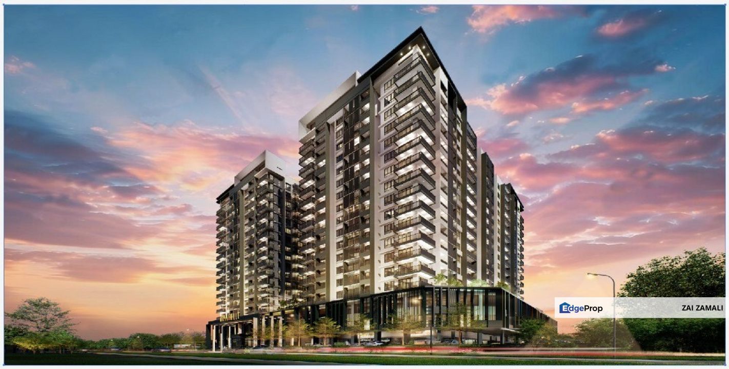 New GREEN HIGH RISE RESIDENTIAL BUILDING D'ISABELLE Service Apartment  for Sale!, Sarawak, Kuching