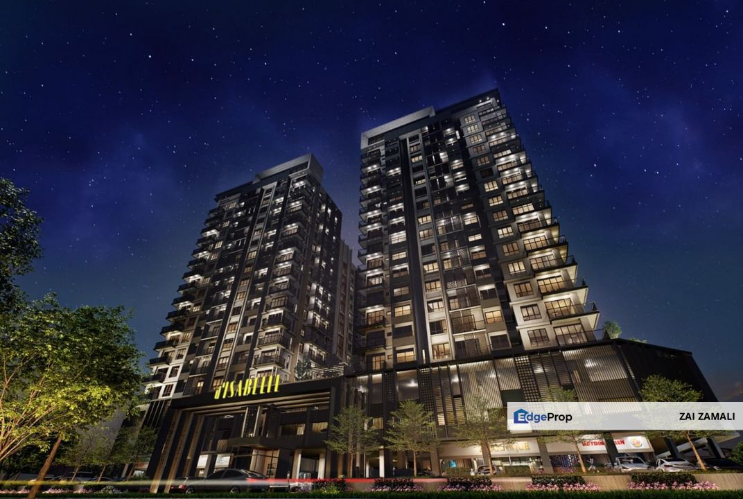 New GREEN HIGH RISE RESIDENTIAL BUILDING D'ISABELLE Service Apartment  for Sale!, Sarawak, Kuching