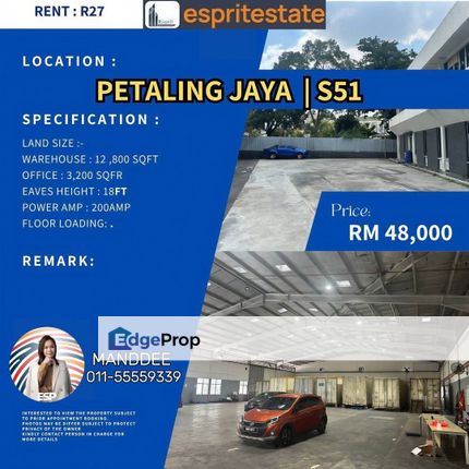 WTR/Seksyen 51/12,800 SQFT/48,000, Selangor, Petaling Jaya