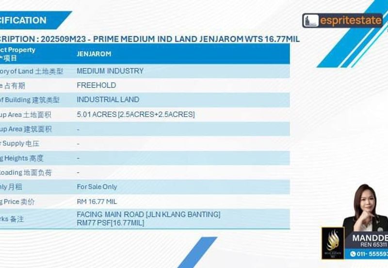 Jenjarom Industrial Park