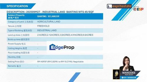 WTS/AGRICULTURAL LAND/10 ACRES/3.92 MIL/BANTING/SELANGOR, Selangor, Kuala Langat