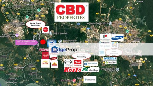 Industrial Land and Semi D Factory nearby KLIA @MVV hot sales , Negeri Sembilan, Seremban