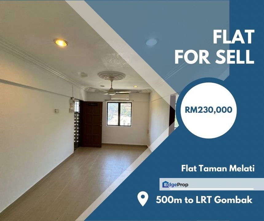 WTS-FLAT TAMAN MELATI BLOCK A, Kuala Lumpur, Setapak