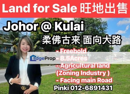 Zoning industry Land Facing Main Road @ Kulai,Johor for Sale , Johor, Kulai