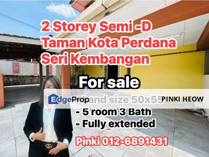 2 Storey Semi D & Taman Kota Perdana, Seri Kembangan, Selangor, Seri Kembangan