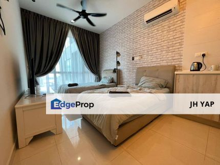 JB Town / SKS Pavillion Studio Fully Furnished Rm1,800 Only with WIFI / High Floor with Good View, Johor, Johor Bahru