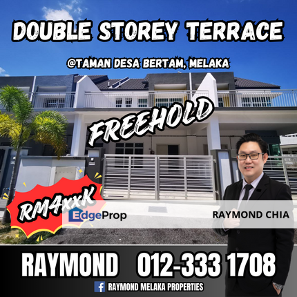 [FREEHOLD] Double Storey Terrace @Taman Desa Bertam, Melaka, Basic Unit, Melaka, Cheng