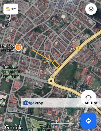 Batu Pahat Town Commercial Land Beside Main Road Freehold 28000sqft, Johor, Batu Pahat