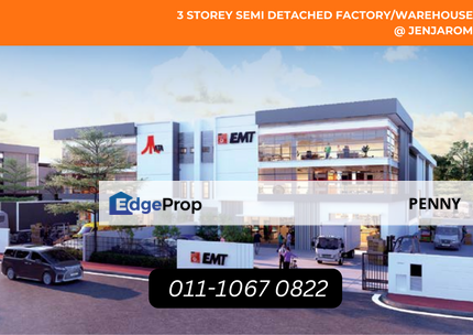 Jenjarom new semi D factory for sale 仁嘉隆全新推出的半独立工厂出售, Selangor, Jenjarom