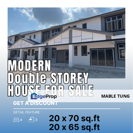 Completed Soon Gated Community Double Storey House nr Krubong Melaka, Melaka, Krubong