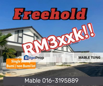 Freehold Gated Single Storey House nr Jasin Tol Bemban Ayer Keroh, Melaka, Jasin