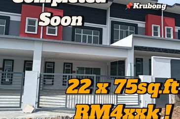 Completed Soon 22 x 75 Double Storey House Krubong Jaya Melaka nr Pay Fong 1