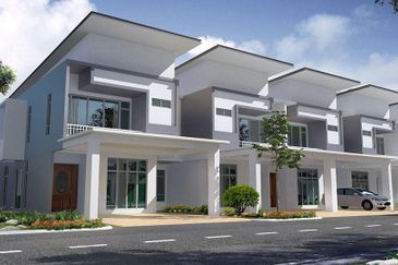 Freehold 28 x 80 Gated Guarded Double storey Bukit Gambir Muar Johor