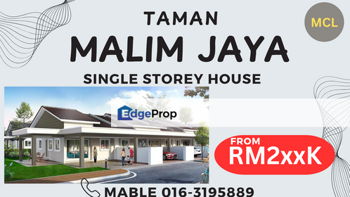 MCL 10 mins to Melaka Sentral Super Strategic Location Single Storey House nr Malim Jaya Lrg Pandan Melaka, Melaka, Melaka Tengah