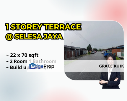 Single storey terrace house❤For Sale 📍Bandar Selesa Jaya 安乐市, Skudai, Johor, Skudai