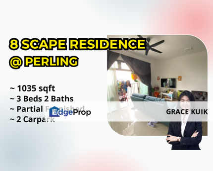 8 Scape Residence @ Perling 🔥For Sale, Johor, Johor Bahru