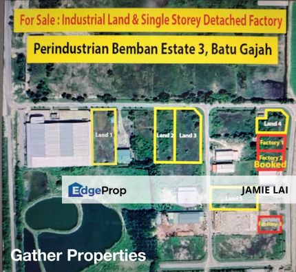 Bemban Batu Gajah Industrial Land and Warehouse For Sale , Perak, Batu Gajah